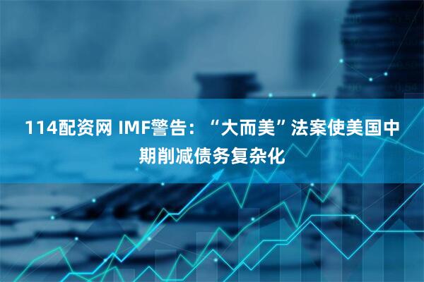 114配资网 IMF警告：“大而美”法案使美国中期削减债务复杂化
