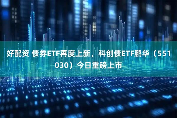 好配资 债券ETF再度上新，科创债ETF鹏华（551030）今日重磅上市